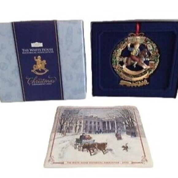 The White House 2003 Christmas Ornament Historical Association Rocking Horse - Picture 3 of 4